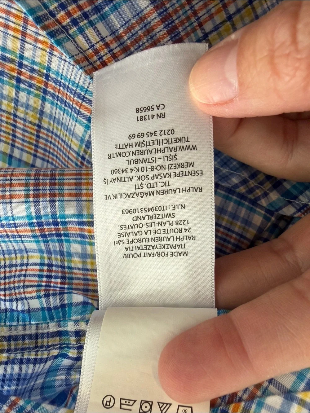 Ralph Lauren gently button